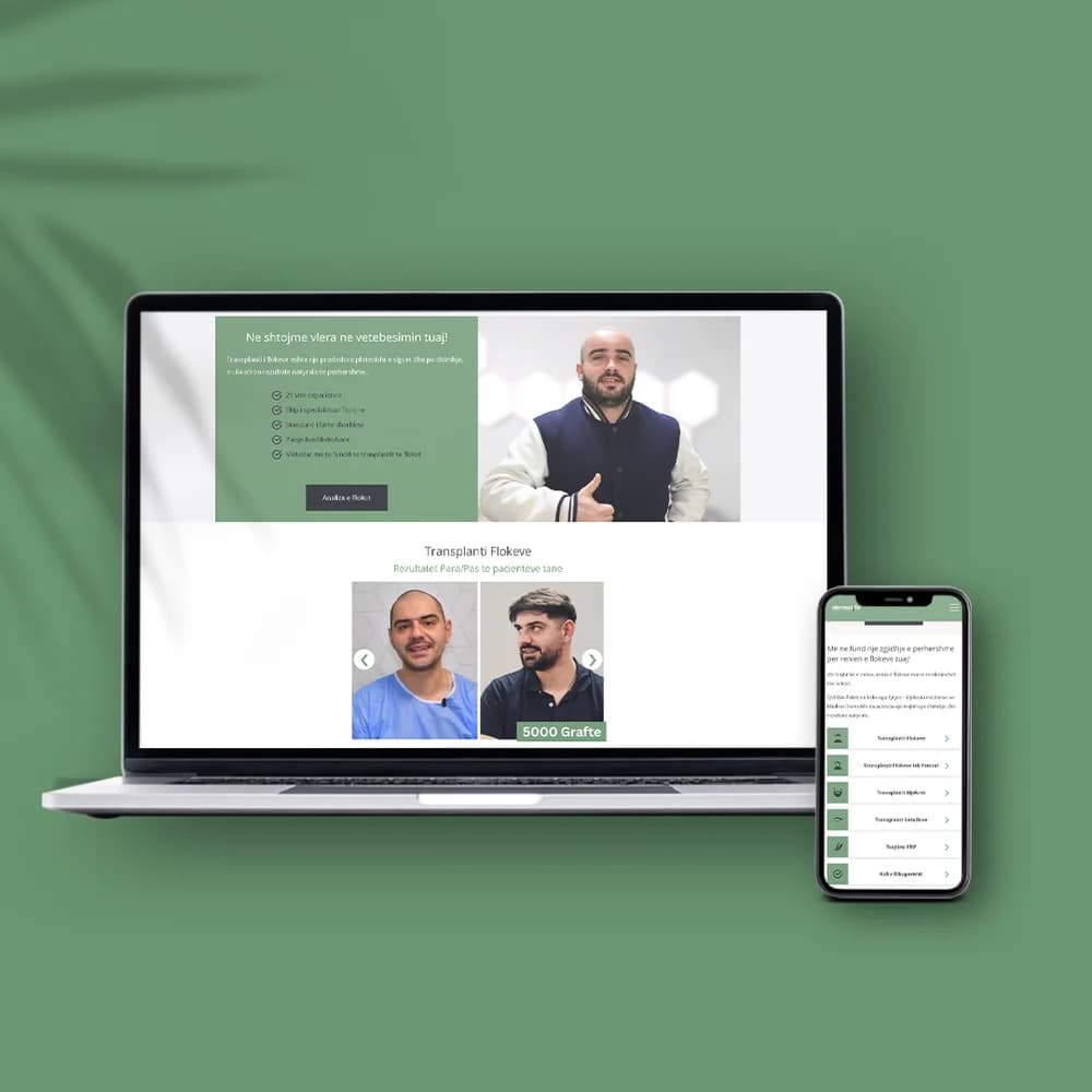 Prezantimi i projektit Dermolife Hair Clinic